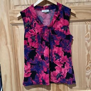 Calvin Klein sleeveless blouse medium